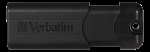 Verbatim PinStripe USB Flash drive, 32GB, USB 3.0, retractable connect Verbatim PinStripe USB Flash drive, 32GB, USB 3.0, retractable connect