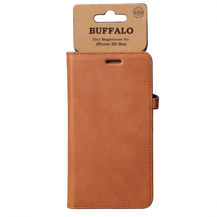 Buffalo Wallet Case Cognac - iPhone XS Max Buffalo Wallet Case Cognac - iPhone XS Max