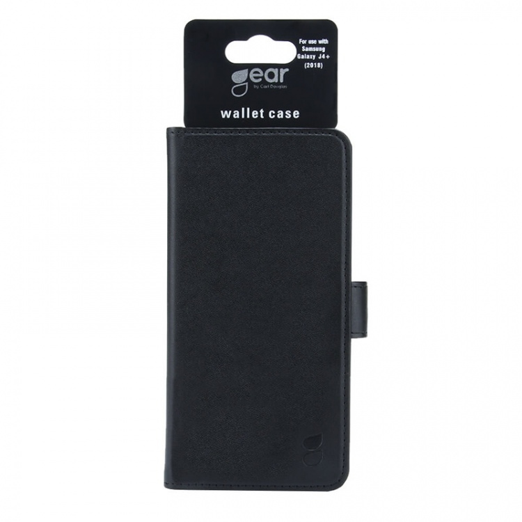 GEAR Wallet Samsung Galaxy J4 Plus 2018 Black GEAR Wallet Samsung Galaxy J4 Plus 2018 Black