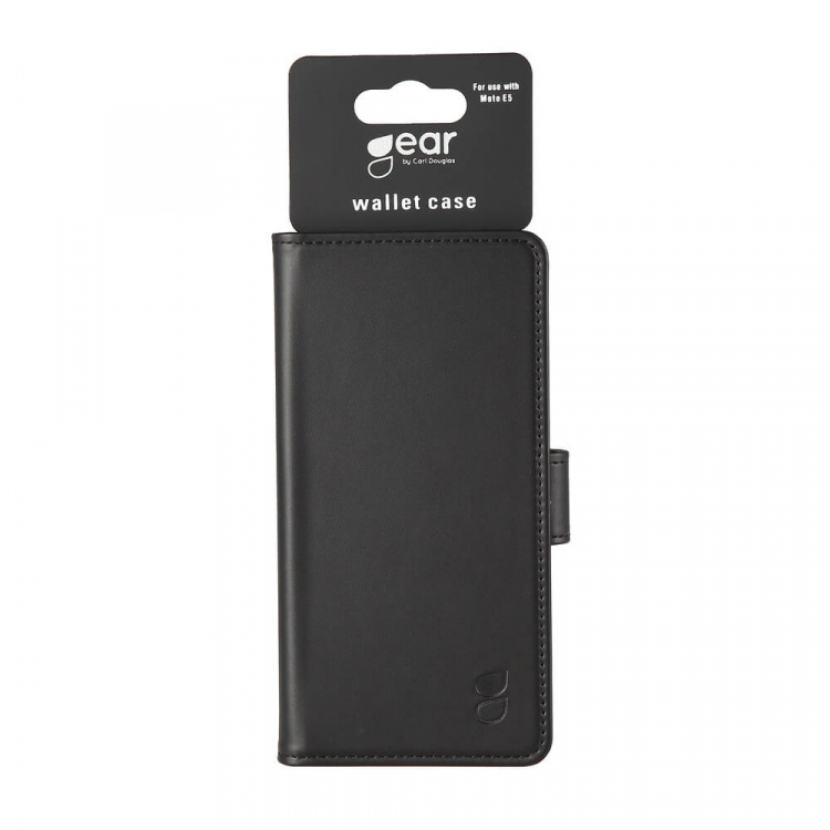 Gear Wallet Case Black - Motorola E5