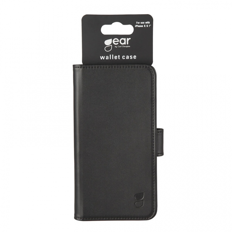 Gear Wallet Case Black - iPhone XR