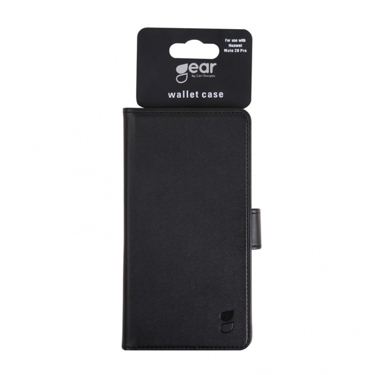 Gear Wallet Case Black - Huawei Mate 20 Pro