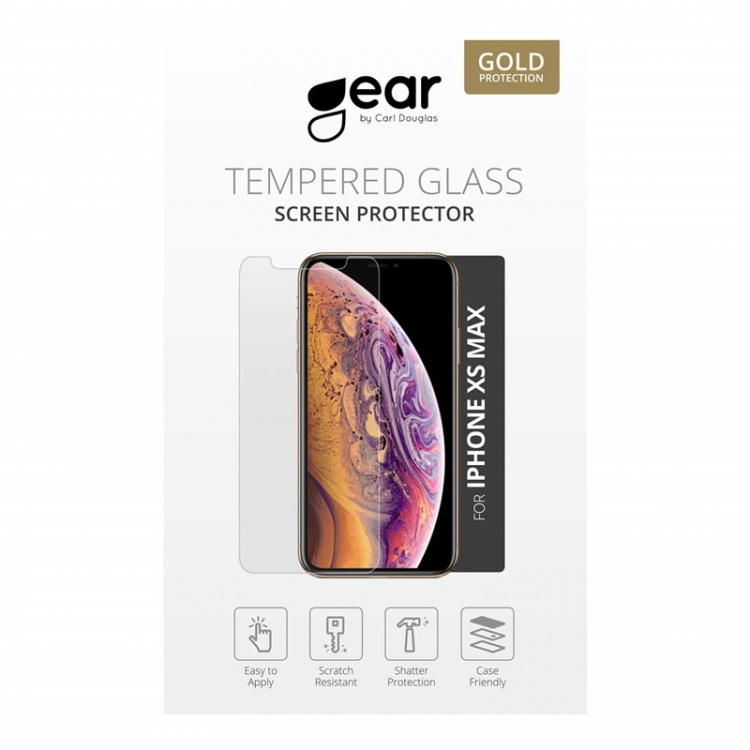 Gear Screen Protector 2.5D Gold Case Friendly - iPhone Xs Max Gear Screen Protector 2.5D Gold Case Friendly - iPhone Xs Max