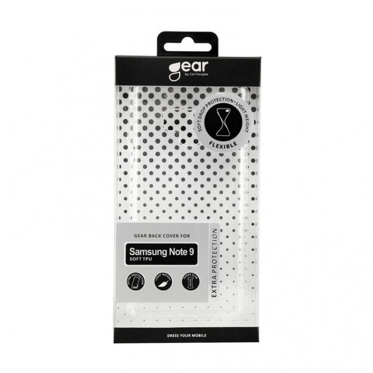 Gear Phone Case TPU Transparent - Samsung Note 9