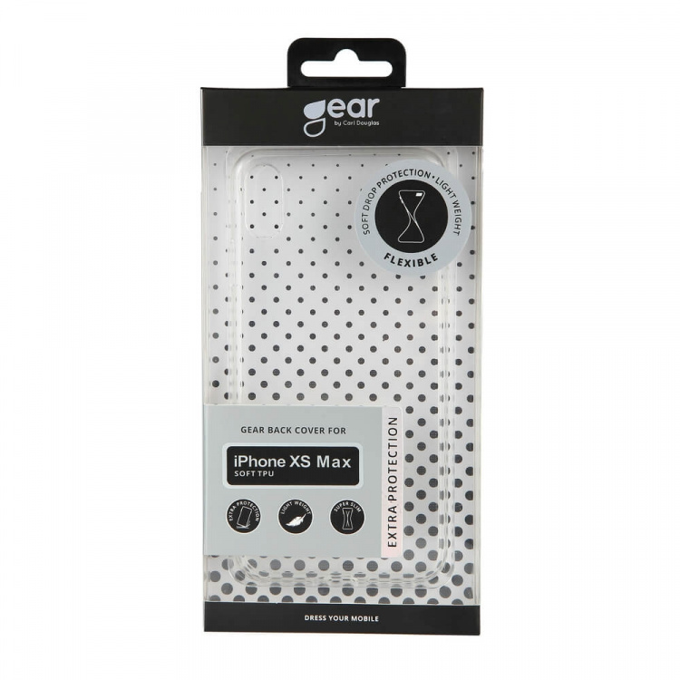 Gear Phone Case TPU Transparent - iPhone XS Max Gear Phone Case TPU Transparent - iPhone XS Max