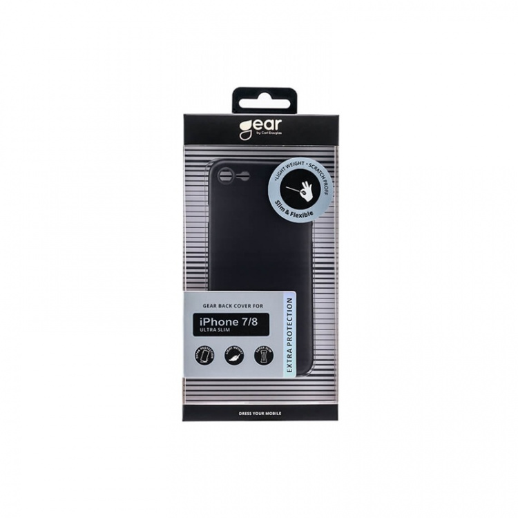 Gear Phone Case Ultra Slim Black - iPhone 7/8/SE