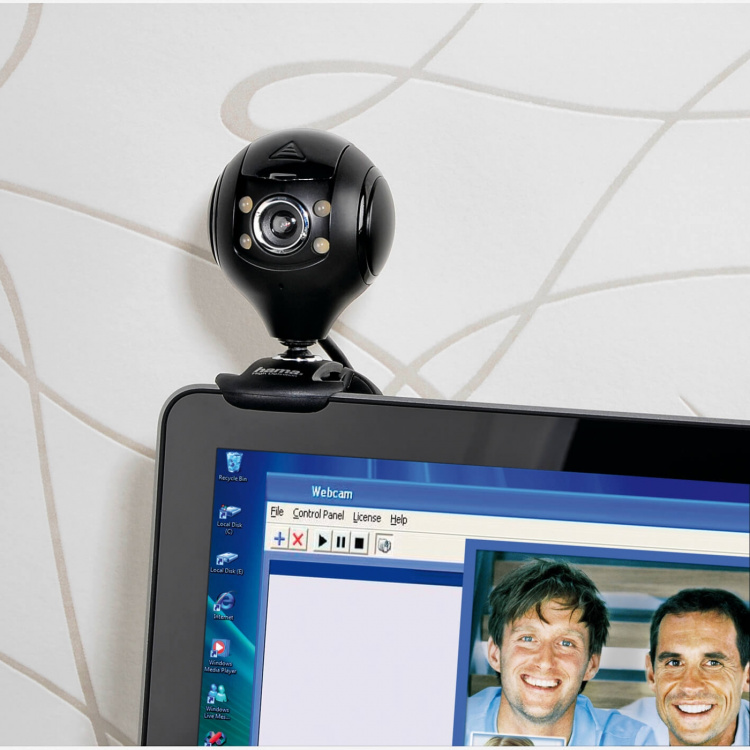 Hama Webcam HD Spy Protection 16:9 Svart