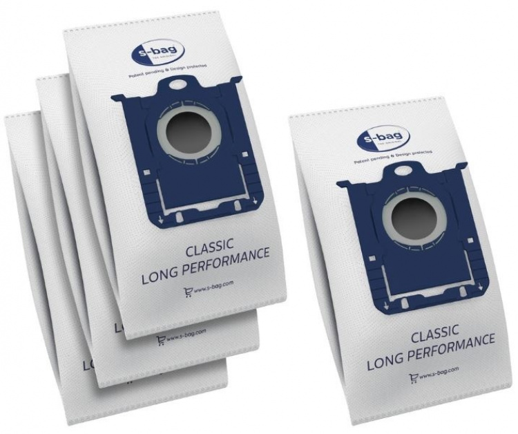 Electrolux E201S s-bag Vacuum Cleaner Bag Classic Long Performance 4 pcs