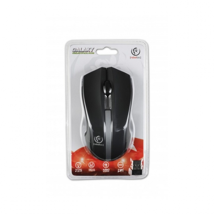 Rebeltec GALAXY - wireless mouse in black/silver