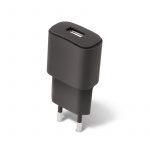 Forever wall charger, USB port, 1A, black