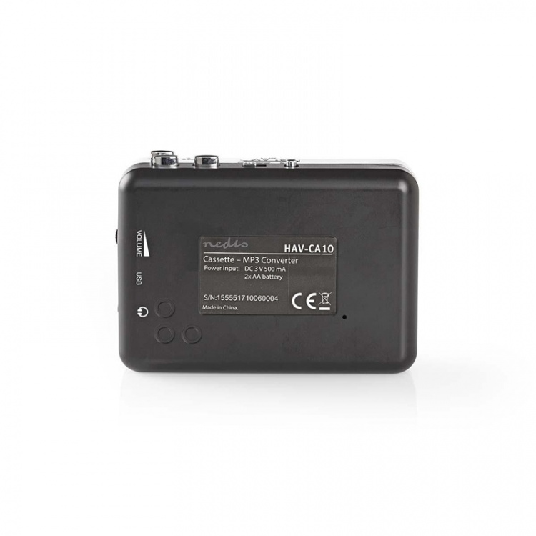 Nedis Cassette Converter | Portable | Accessories: USB-Cable | Battery Powered / USB Powered Nedis Cassette Converter | Portable | Accessories: USB-Cable | Battery Powered / USB Powered