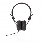 Nedis On-Ear Wired Headphones | 3.5 mm | Cable length: 1.20 m | Black