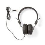 Nedis On-Ear Wired Headphones | 3.5 mm | Cable length: 1.20 m | Black