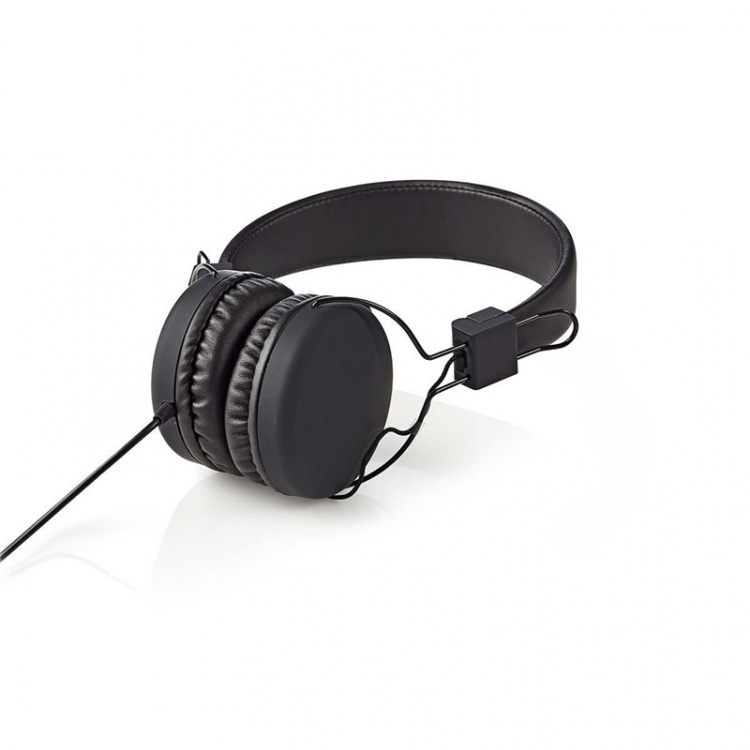 Nedis On-Ear Wired Headphones | 3.5 mm | Cable length: 1.20 m | Black