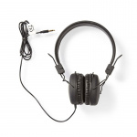 Nedis On-Ear Wired Headphones | 3.5 mm | Cable length: 1.20 m | Black