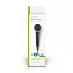 Nedis Wired Microphone | Cardioid | Fixed Cable | 5.00 m | 80 Hz - 12 kHz | 600 Ohm | -75 dB | On/Off switch | ABS | Black Nedis Wired Microphone | Cardioid | Fixed Cable | 5.00 m | 80 Hz - 12 kHz | 600 Ohm | -75 dB | On/Off switch | ABS | Black