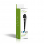 Nedis Wired Microphone | Cardioid | Fixed Cable | 5.00 m | 80 Hz - 12 kHz | 600 Ohm | -75 dB | On/Off switch | ABS | Black Nedis Wired Microphone | Cardioid | Fixed Cable | 5.00 m | 80 Hz - 12 kHz | 600 Ohm | -75 dB | On/Off switch | ABS | Black