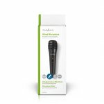 Nedis Wired Microphone | Cardioid | Detachable Cable | 5.00 m | 80 Hz - 12 kHz | 600 Ohm | -75 dB | On/Off switch | Travel case included | ABS / Aluminium | Black Nedis Wired Microphone | Cardioid | Detachable Cable | 5.00 m | 80 Hz - 12 kHz | 600 Ohm | -75 dB | On/Off switch | Travel case included | ABS / Aluminium | Black
