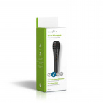 Nedis Wired Microphone | Cardioid | Detachable Cable | 5.00 m | 80 Hz - 12 kHz | 600 Ohm | -75 dB | On/Off switch | Travel case included | ABS / Aluminium | Black Nedis Wired Microphone | Cardioid | Detachable Cable | 5.00 m | 80 Hz - 12 kHz | 600 Ohm | -75 dB | On/Off switch | Travel case included | ABS / Aluminium | Black