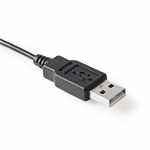 Nedis Microphone | Used for: Desktop / Notebook | Wired | USB-A Male | On/Off switch | Headphone output