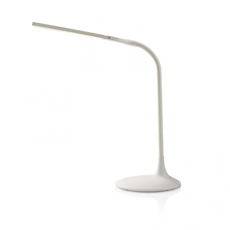 Nedis LED Desk Lamp | Dimmable | 280 lm | Rechargeable | Touch Function | White