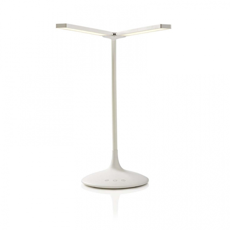 Nedis LED Desk Lamp | Dimmable | 280 lm | Rechargeable | Touch Function | White