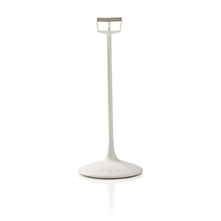 Nedis LED Desk Lamp | Dimmable | 280 lm | Rechargeable | Touch Function | White