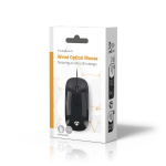 Nedis Mouse | Wired | 1000 dpi | Number of buttons: 3 | Both Handed Nedis Mouse | Wired | 1000 dpi | Number of buttons: 3 | Both Handed