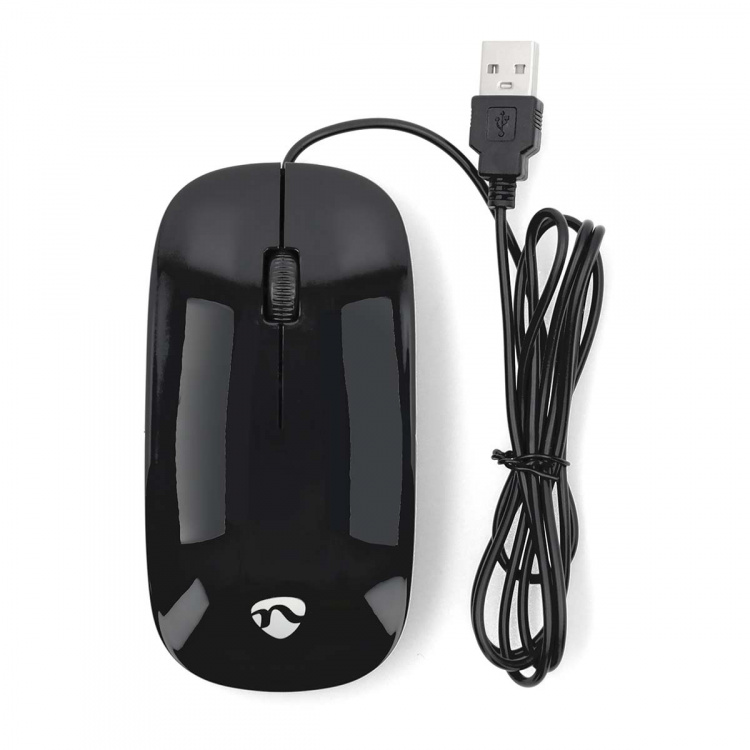 Nedis Mouse | Wired | 1000 dpi | Number of buttons: 3 | Both Handed Nedis Mouse | Wired | 1000 dpi | Number of buttons: 3 | Both Handed