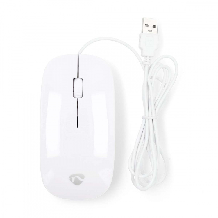 Nedis Mouse | Wired | 1000 dpi | Number of buttons: 3 | Both Handed Nedis Mouse | Wired | 1000 dpi | Number of buttons: 3 | Both Handed