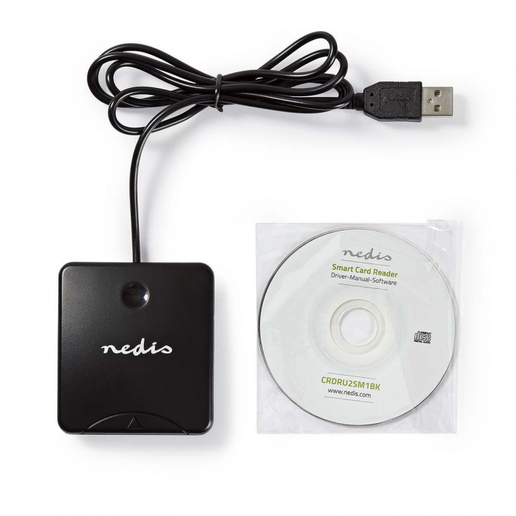 Nedis Card Reader | Smart Card (ID) | USB 2.0