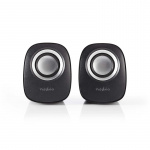 Nedis PC Speaker | 2.0 | 12 W | 3.5 mm Male | USB Powered | Volume control Nedis PC Speaker | 2.0 | 12 W | 3.5 mm Male | USB Powered | Volume control