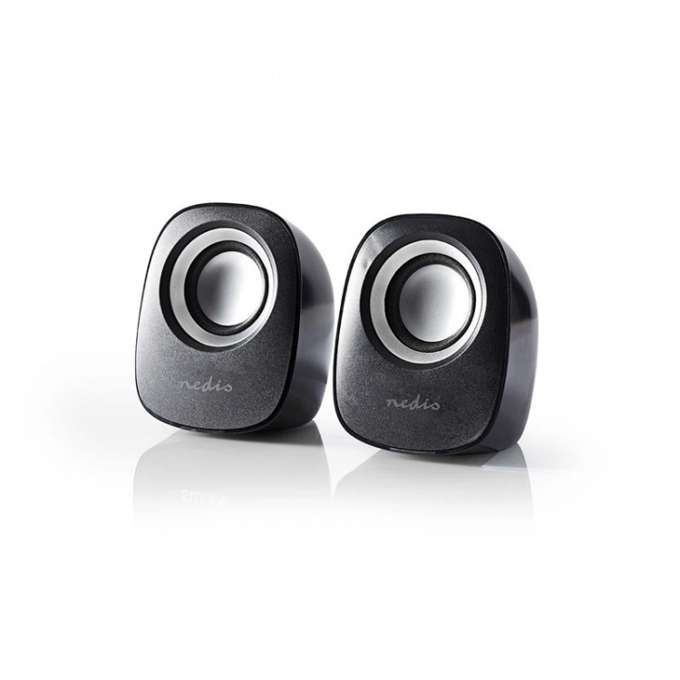 Nedis PC Speaker | 2.0 | 12 W | 3.5 mm Male | USB Powered | Volume control Nedis PC Speaker | 2.0 | 12 W | 3.5 mm Male | USB Powered | Volume control
