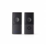 Nedis Gaming Speaker | Speaker channels: 2.0 | USB Powered | 3.5 mm Male | 18 W | Without Lighting | Volume control | Audio / video / data connections output: 1x 3.5 mm Audio Out