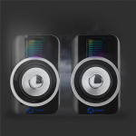 Nedis Gaming Speaker | Speaker channels: 2.0 | USB Powered | 3.5 mm Male | 30 W | RGB | Volume control
