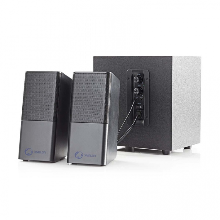 Nedis Gaming Speaker | Speaker channels: 2.1 | USB Powered | 3.5 mm Male | 30 W | Without Lighting | Volume control