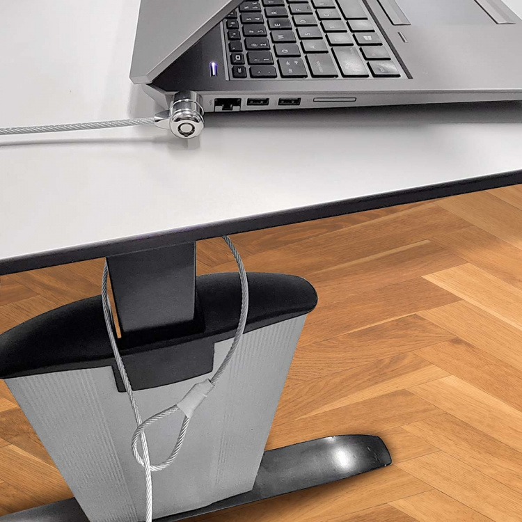 Nedis Notebook Lock | Lock type: Key | 1.80 m | Metal