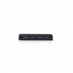 Nedis USB Hub | USB-A Male | 4x USB A Female | 4 port(s) | USB 3.2 Gen 1 | Mains Powered / USB Powered | 4x USB