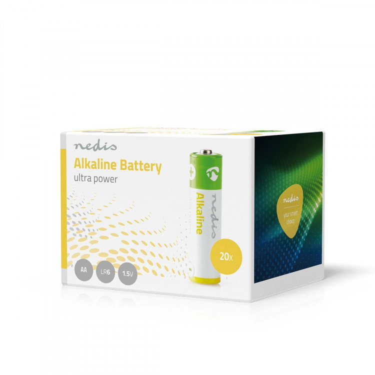 Nedis Alkaline Battery AA | 1.5 V DC | 20-Pack