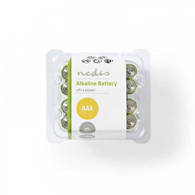 Nedis Alkaline Battery AAA | 1.5 V DC | 20-Pack