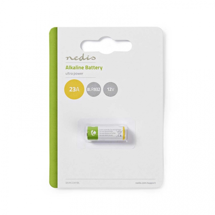 Nedis Alkaline Battery 23A | 12 V DC | 8LR932 | 1-Pack Nedis Alkaline Battery 23A | 12 V DC | 8LR932 | 1-Pack