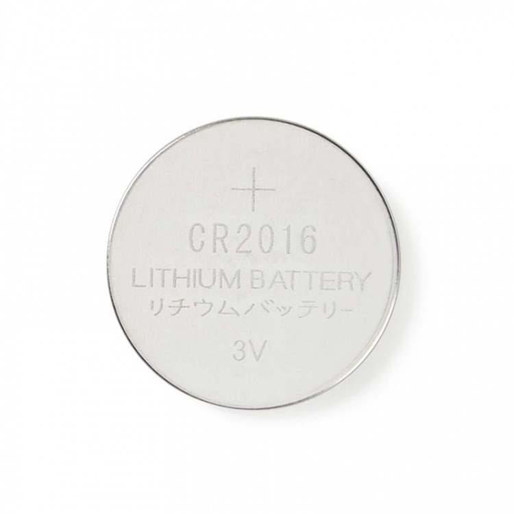 Nedis Lithium Button Cell Battery CR2016 | 3 V DC | 5-Pack Nedis Lithium Button Cell Battery CR2016 | 3 V DC | 5-Pack