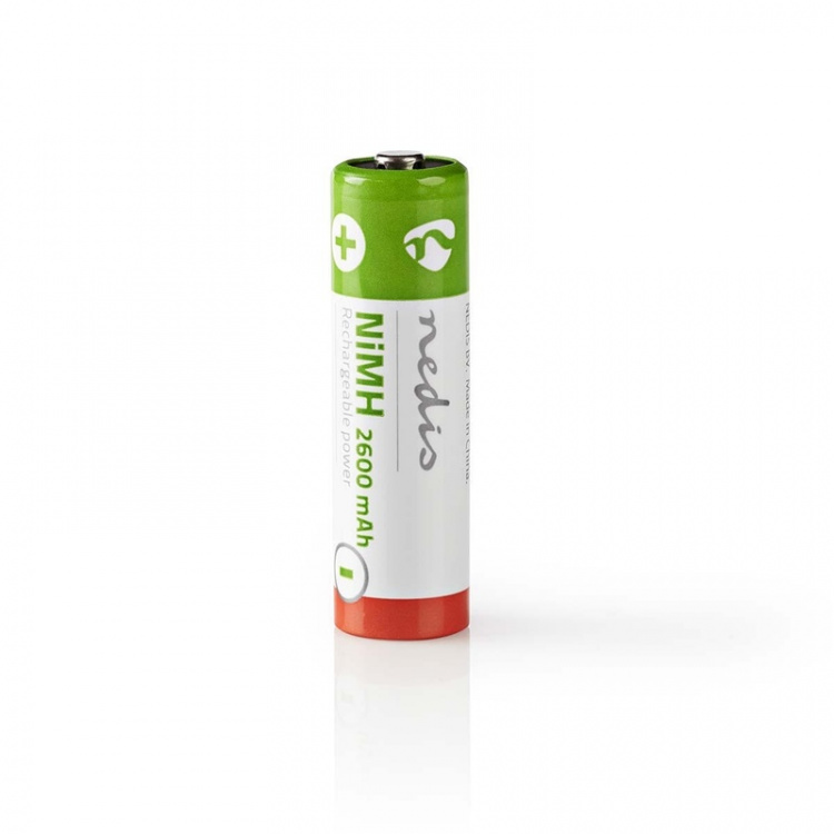 Nedis Rechargeable NiMH Battery AA | 1.2 V DC | 2600 mAh | 4-Pack