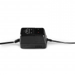 Nedis Lead-Acid Battery Charger | 2.3 / 6.9 / 13.8 V DC | 0.6 A | Trickle charging | Type C (CEE 7/16) | Battery Clamps | Battery type: AGM / Gel / Lead Acid / SLA / VRLA | Black