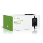 Nedis Lead-Acid Battery Charger | 2.3 / 6.9 / 13.8 V DC | 0.6 A | Trickle charging | Type C (CEE 7/16) | Battery Clamps | Battery type: AGM / Gel / Lead Acid / SLA / VRLA | Black