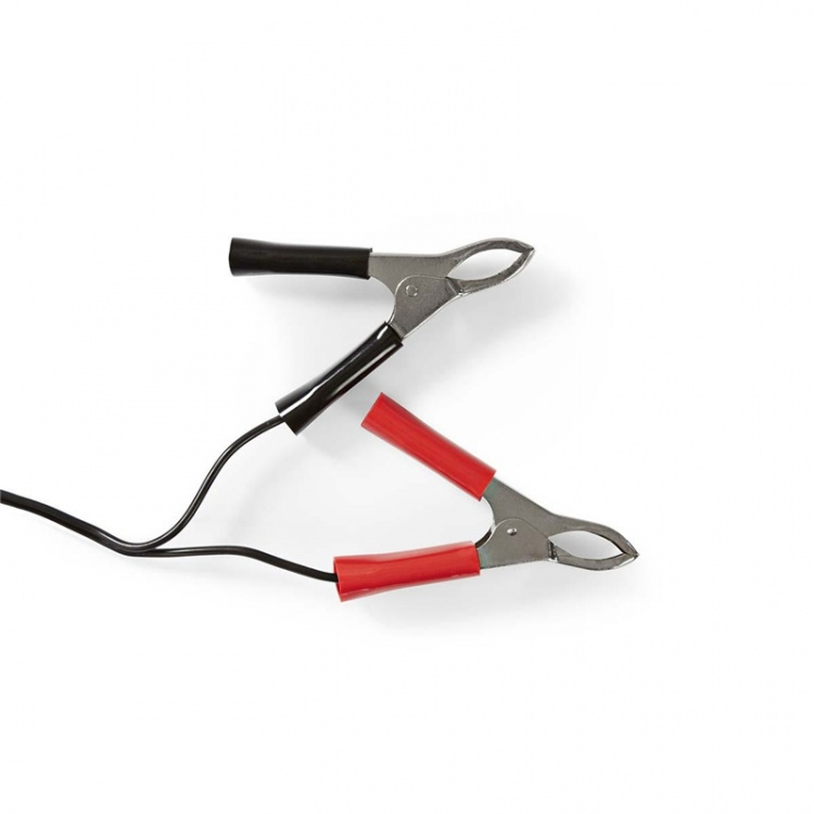 Nedis Lead-Acid Battery Charger | 2.3 / 6.9 / 13.8 V DC | 0.6 A | Trickle charging | Type C (CEE 7/16) | Battery Clamps | Battery type: AGM / Gel / Lead Acid / SLA / VRLA | Black