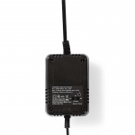 Nedis Lead-Acid Battery Charger | 2.3 / 6.9 / 13.8 V DC | 0.6 A | Trickle charging | Type C (CEE 7/16) | Battery Clamps | Battery type: AGM / Gel / Lead Acid / SLA / VRLA | Black