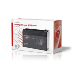Nedis Battery | Lead-Acid | Rechargeable | 12 V | 7200 mAh