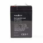 Nedis Battery | Lead-Acid | Rechargeable | 6 V | 4000 mAh