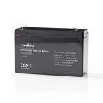 Nedis Battery | Lead-Acid | Rechargeable | 6 V | 10000 mAh